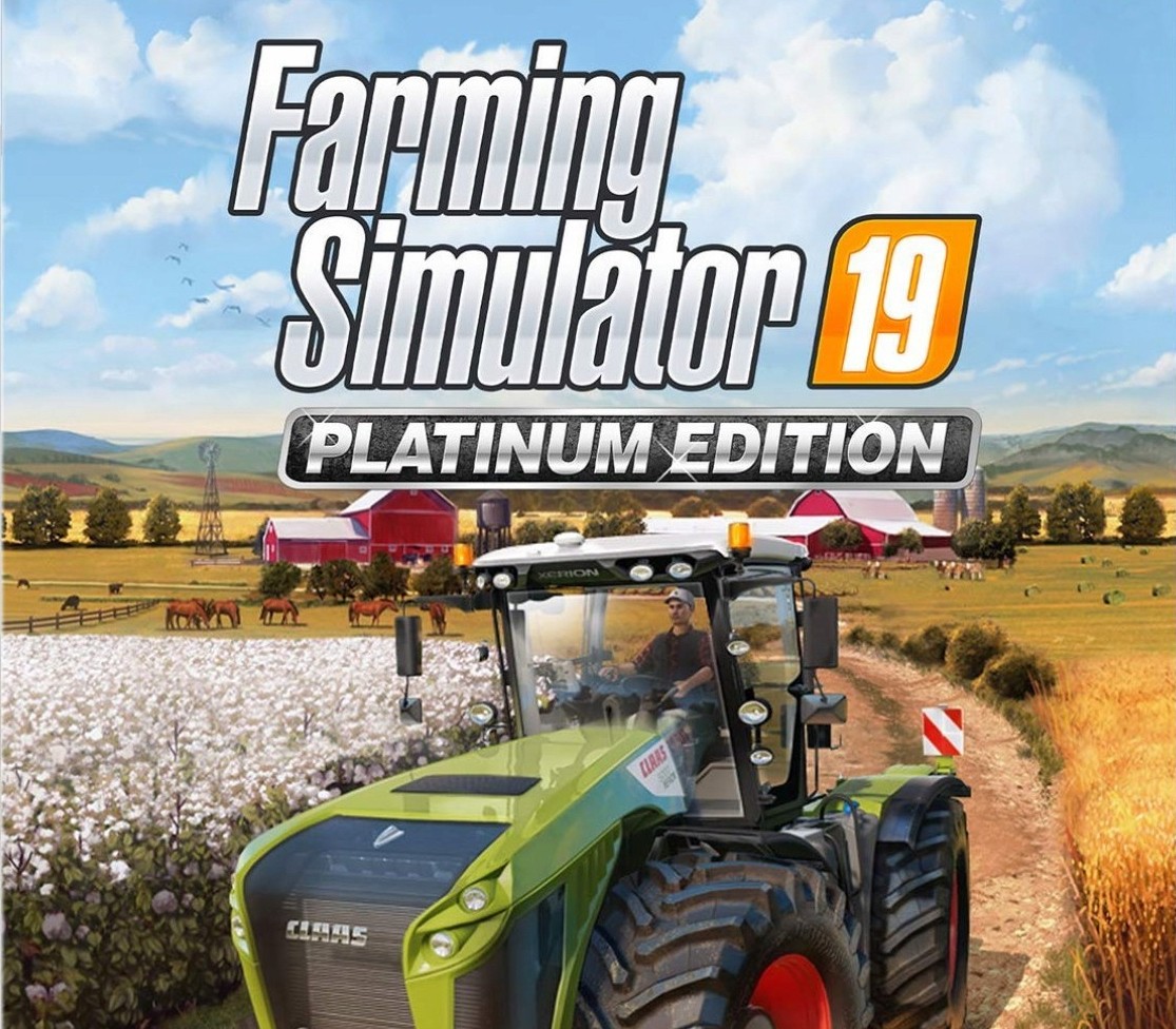 Carátula de Farming Simulator 19 Platinum Edition EU Steam CD Key