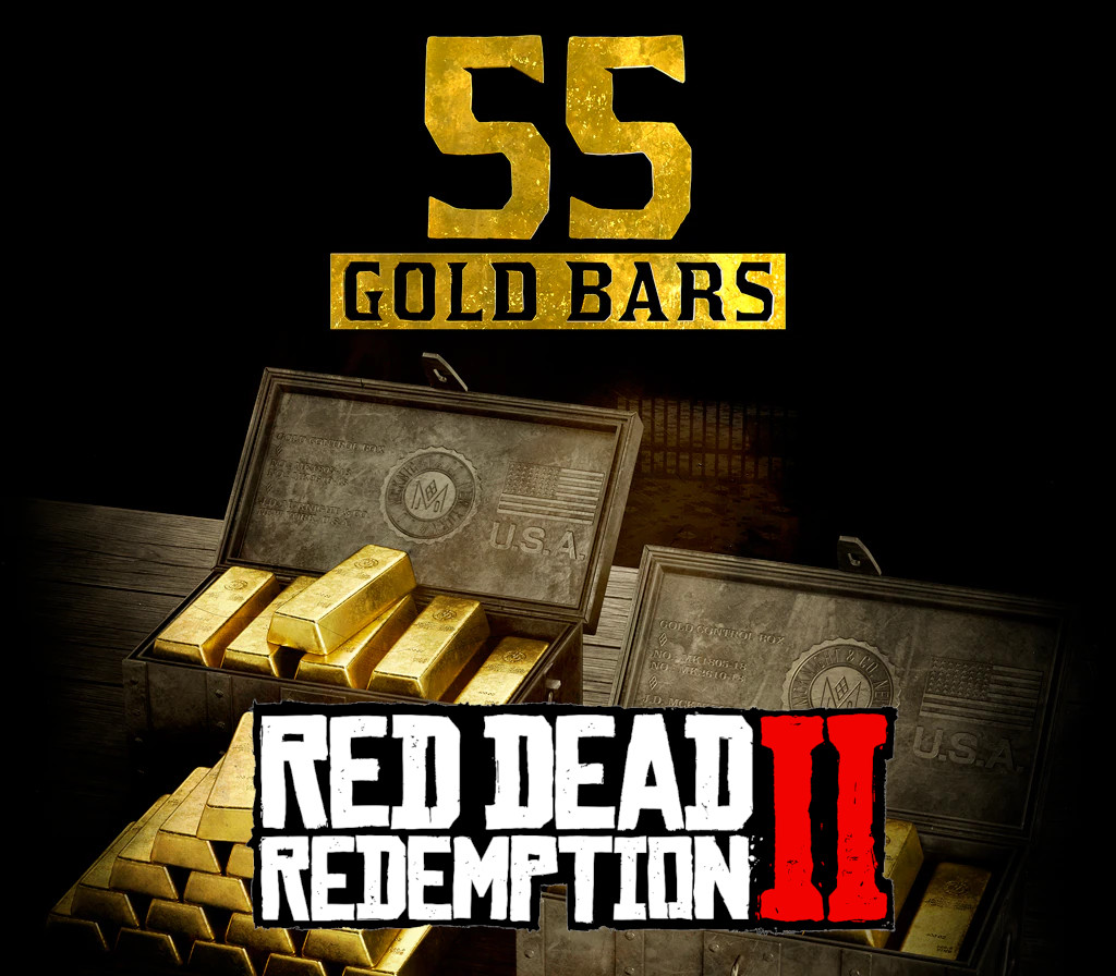 Cover von Red Dead Redemption 2 Online - 55 Gold Bars US XBOX One CD Key