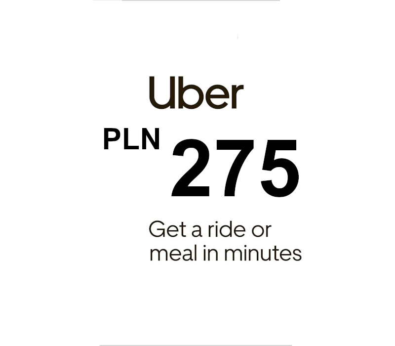Uber PLN 275 Gift Card PL cover art