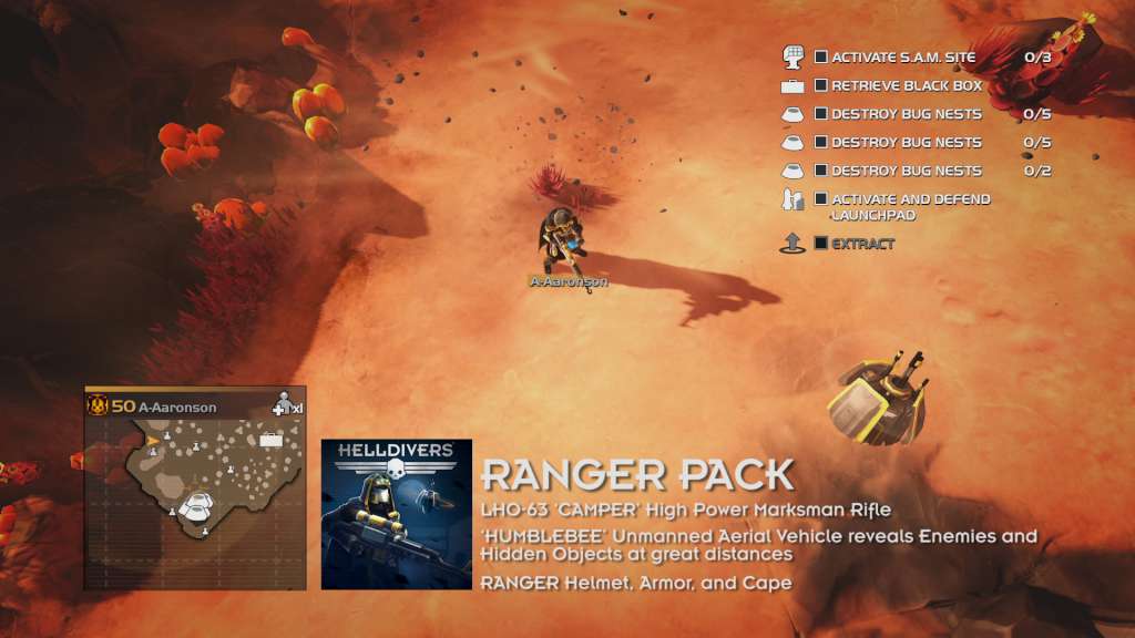 HELLDIVERS - Ranger Pack DLC PC Steam CD Keyのスクリーンショット2