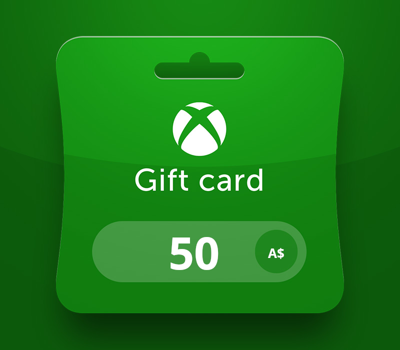 XBOX Live AUD 50 Prepaid Card AU cover art