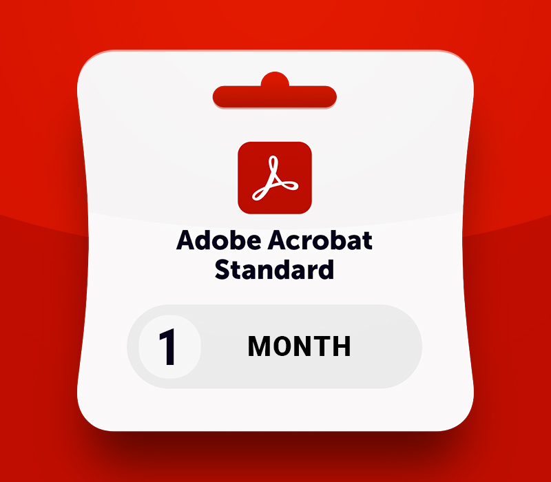 Ảnh bìa Adobe Acrobat Standard - 1 Month Subscription Key RoW v2