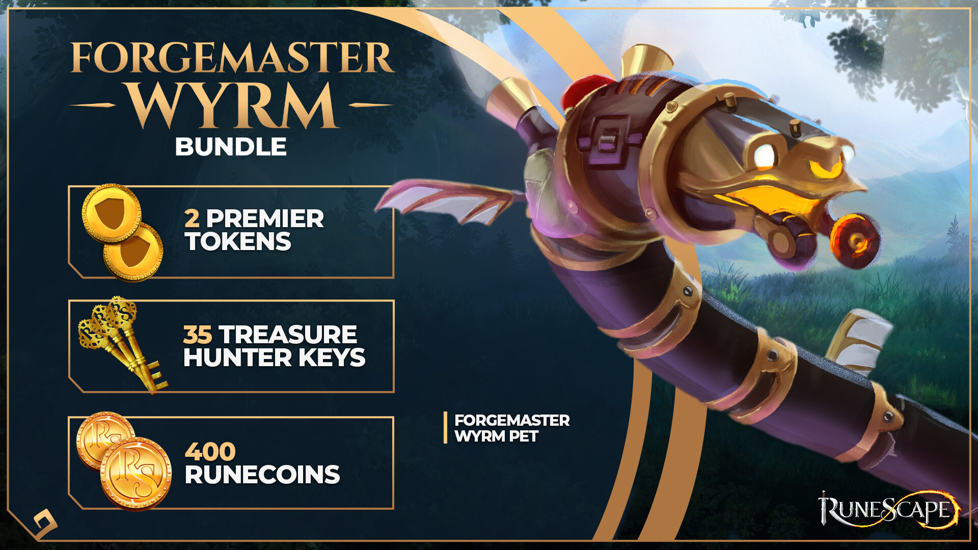 Ảnh chụp màn hình 1 của RuneScape - Forgemaster Wyrm Bundle DLC Manual Delivery