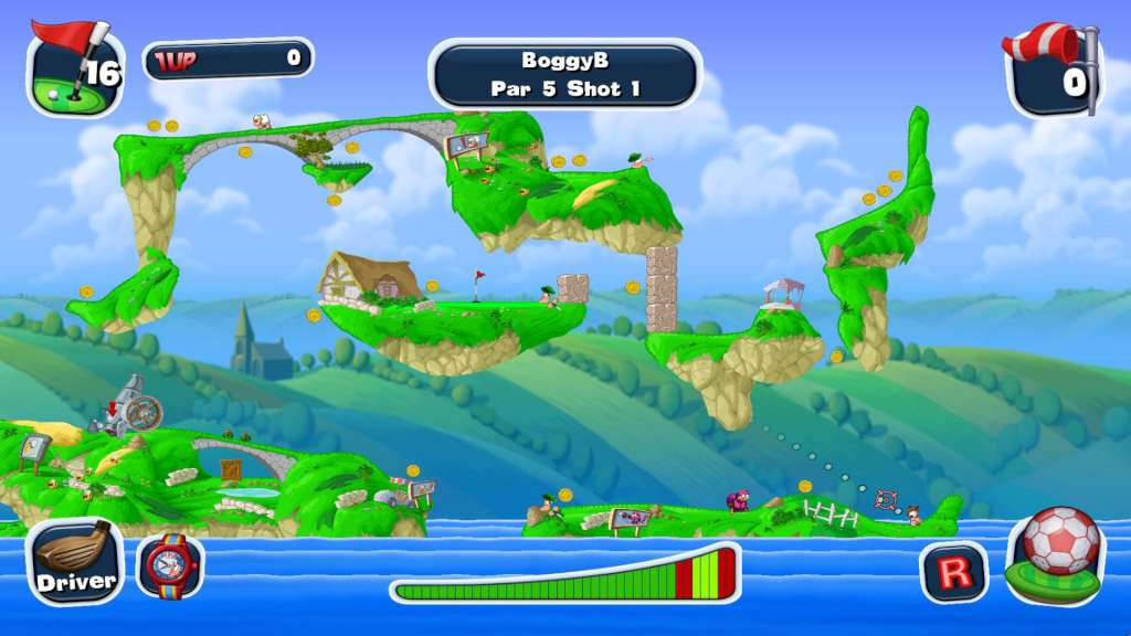 Screenshot 5 di Worms Crazy Golf PC Steam CD Key