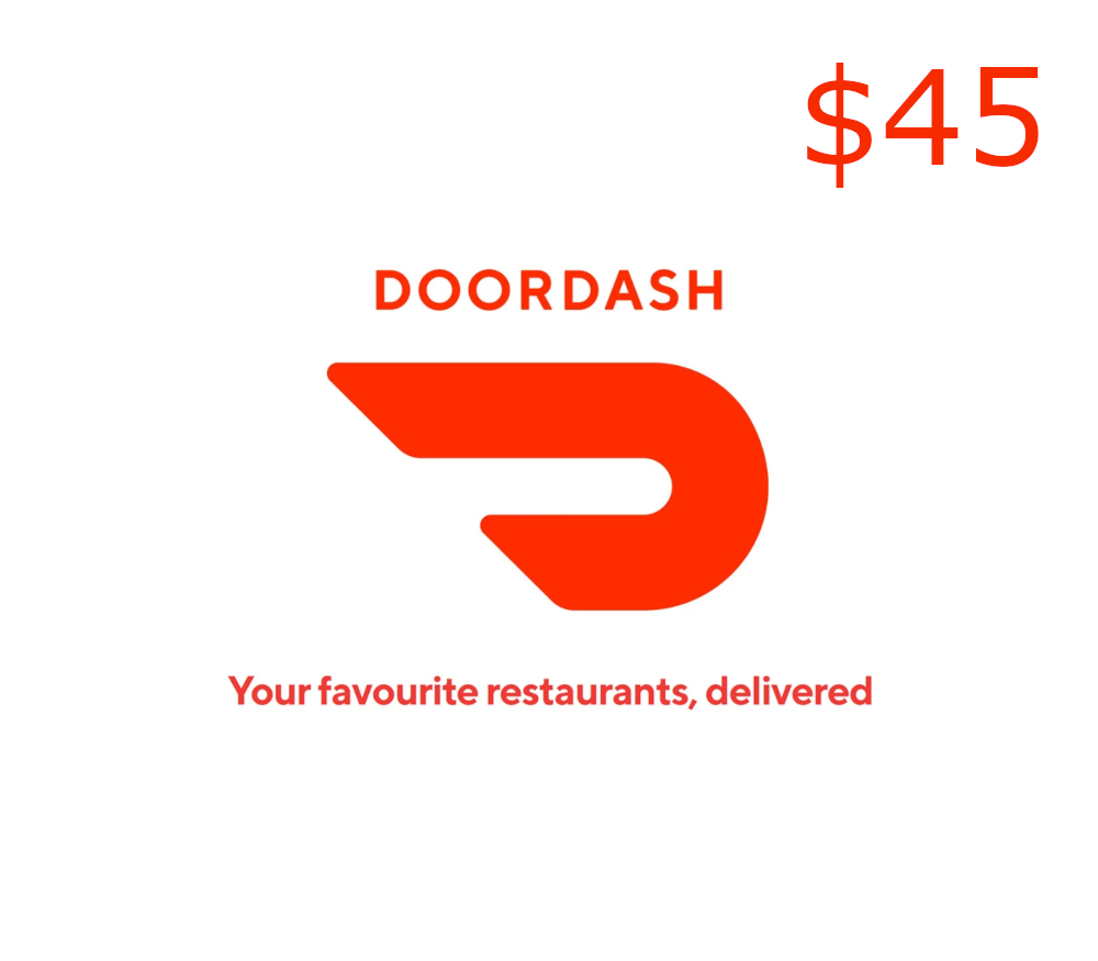 Carátula de DoorDash $45 Gift Card US