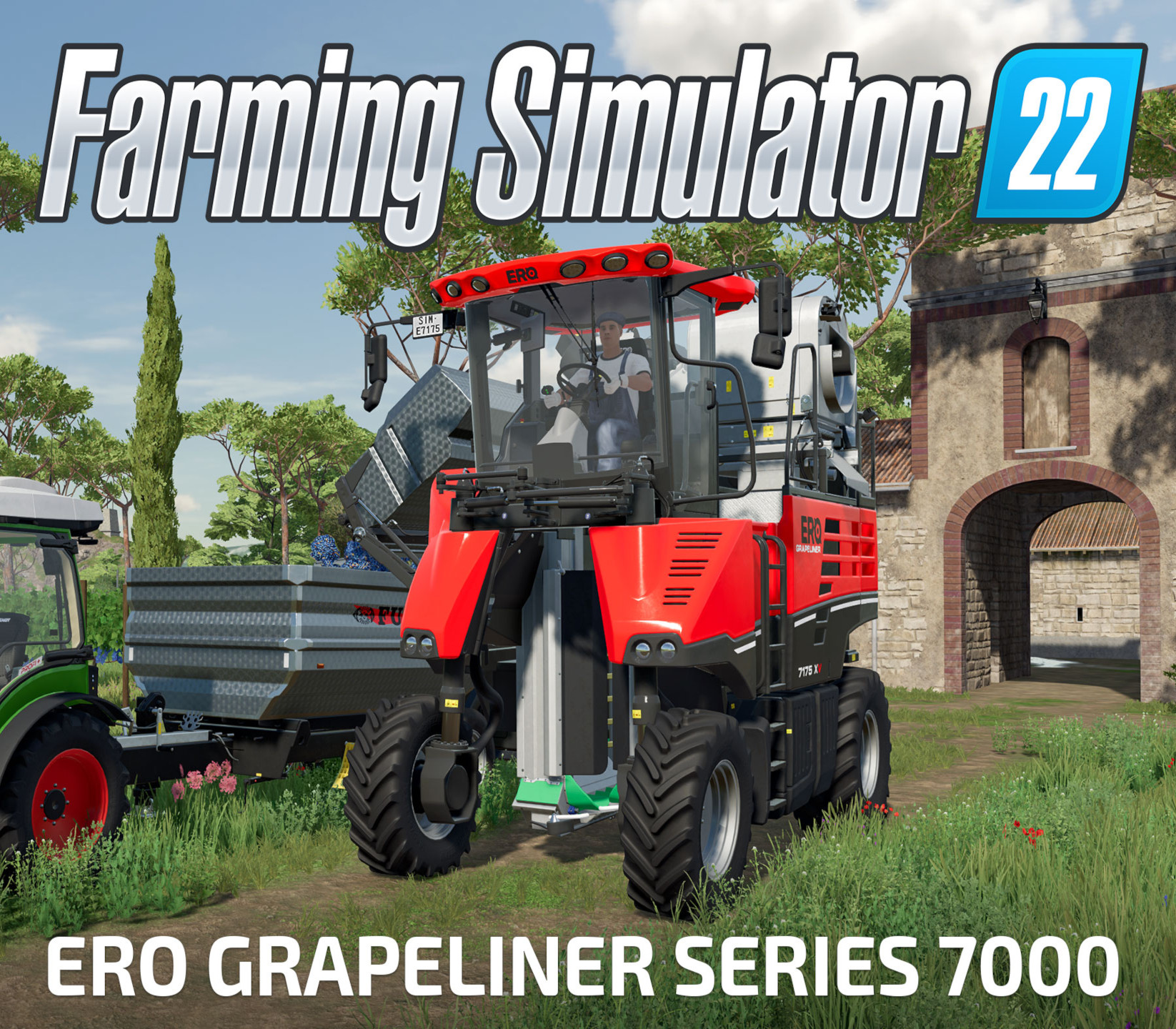 Farming Simulator 22 - ERO Grapeliner 7000 DLC PC Steam CD Key cover art