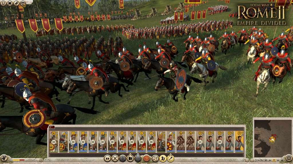 Total War: ROME II - Empire Divided EU DLC PC Steam CD Key screenshot 5