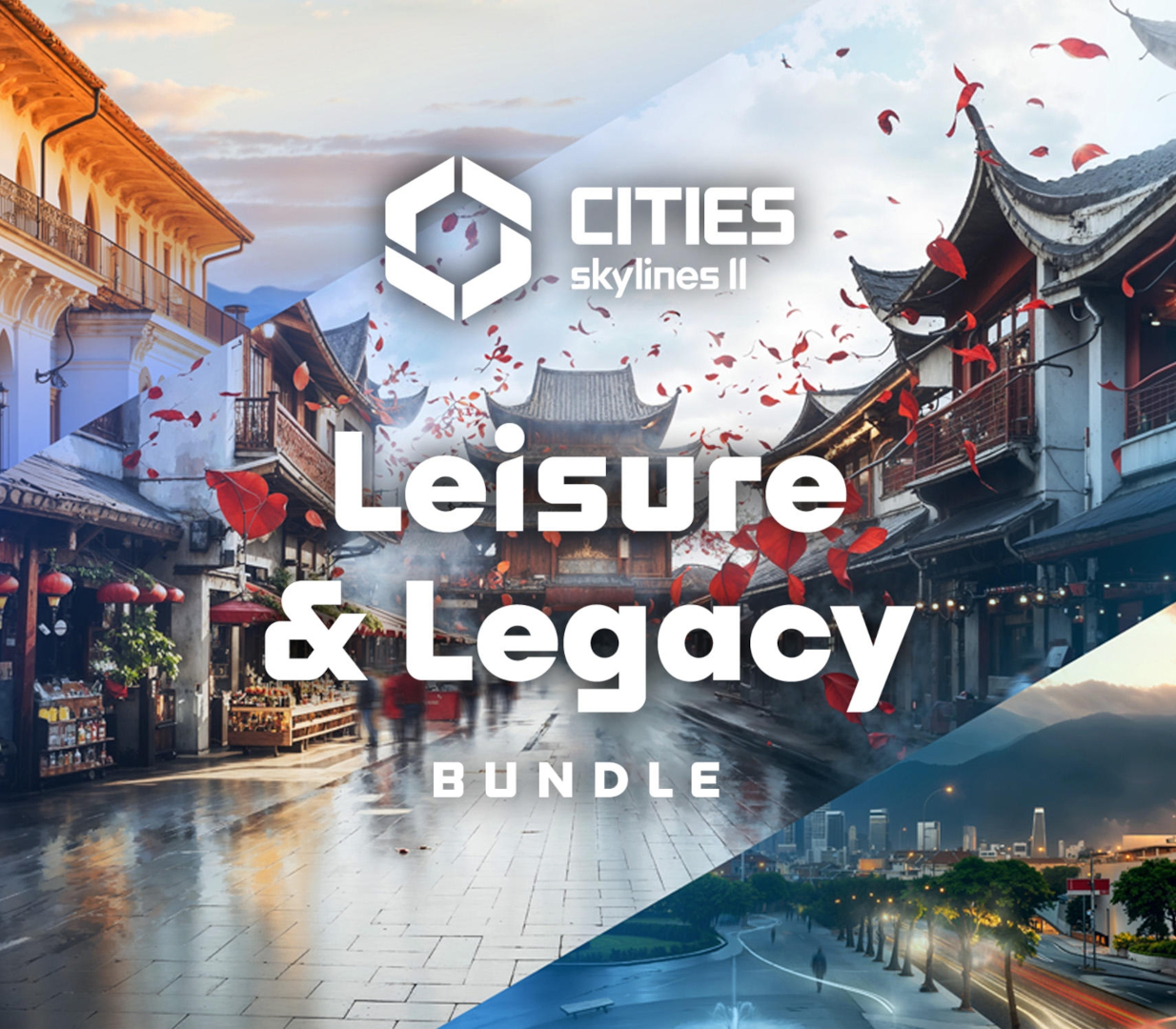 Copertina di Cities: Skylines II - Leisure & Legacy Bundle DLC PC Steam CD Key
