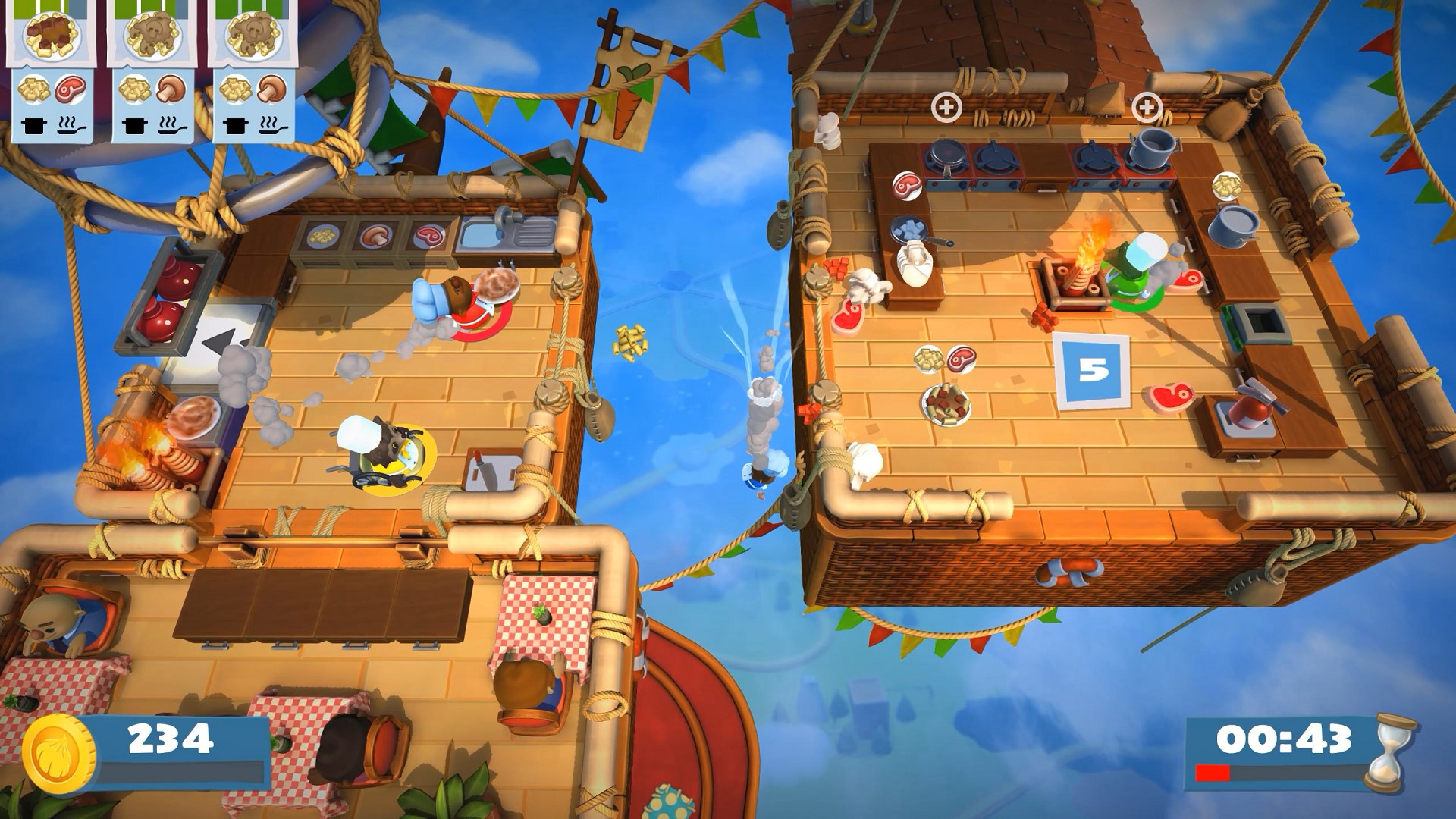 Overcooked! + Overcooked! 2 EU XBOX One CD Key screenshot 2