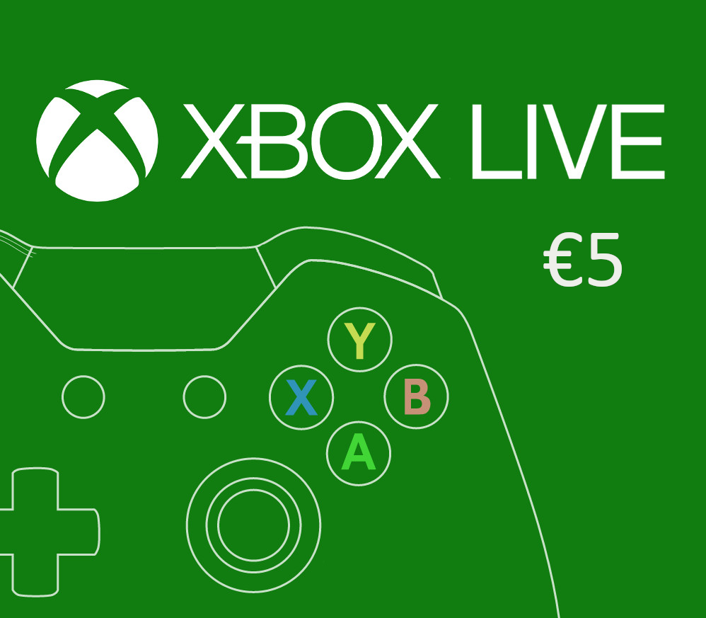XBOX Live €5 Prepaid Card DE cover art