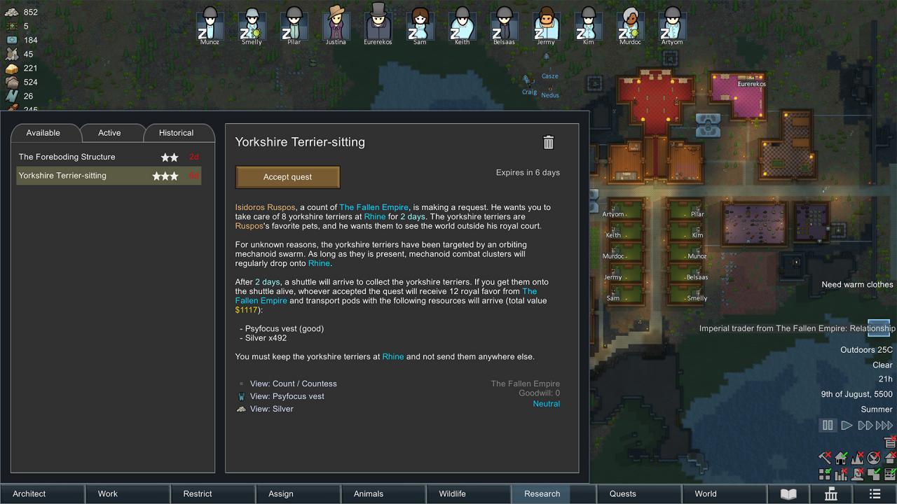 RimWorld - Royalty DLC EU Steam CD Key screenshot 8