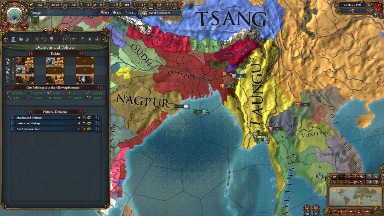 Europa Universalis IV - Dharma Content Pack DLC PC Steam CD Key — zrzut ekranu 5