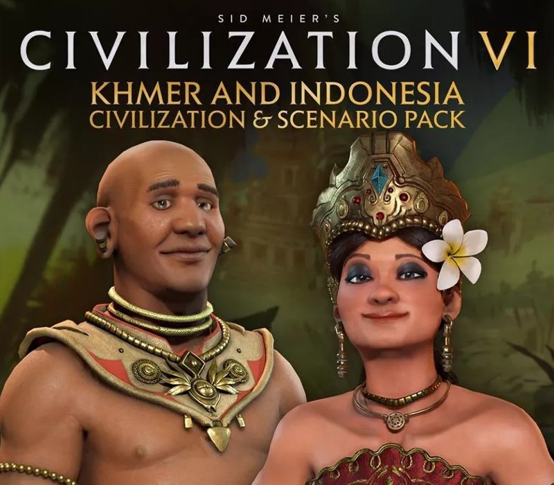 Sid Meier's Civilization VI - Khmer and Indonesia Civilization & Scenario Pack DLC EU Steam CD Key cover art