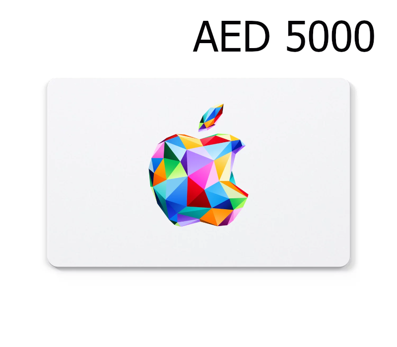 Обкладинка Apple 5000 AED Gift Card AE