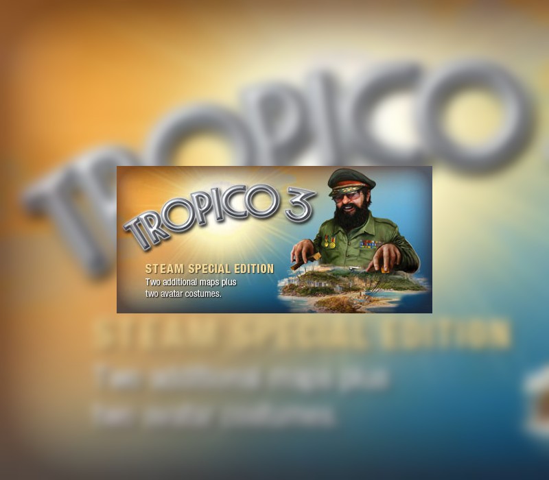 Tropico 3: Steam Special Edition EU PC Steam CD Key cover art