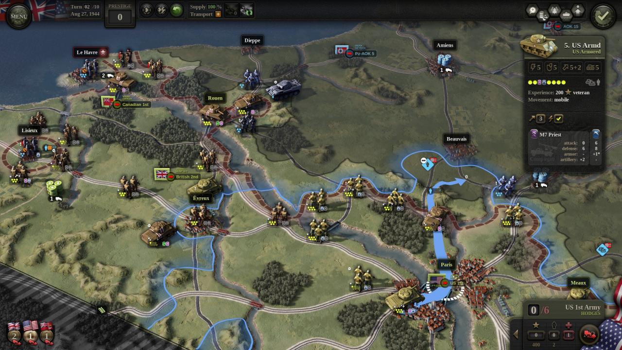 Unity of Command II EU PC Steam Altergift screenshot 1