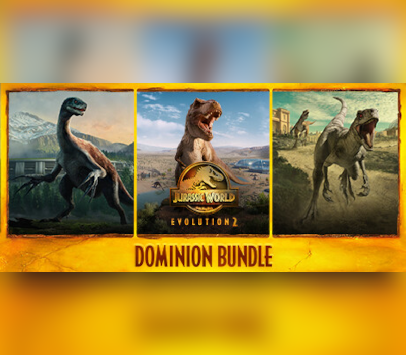 Jurassic World Evolution 2: Dominion Bundle Steam Account cover art