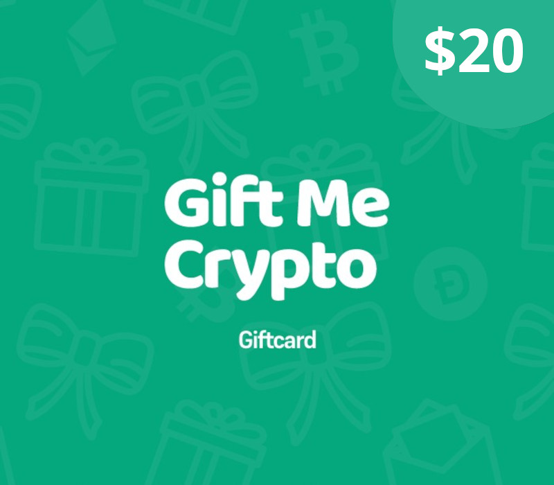 Okładka Gift Me Crypto $20 Gift Card