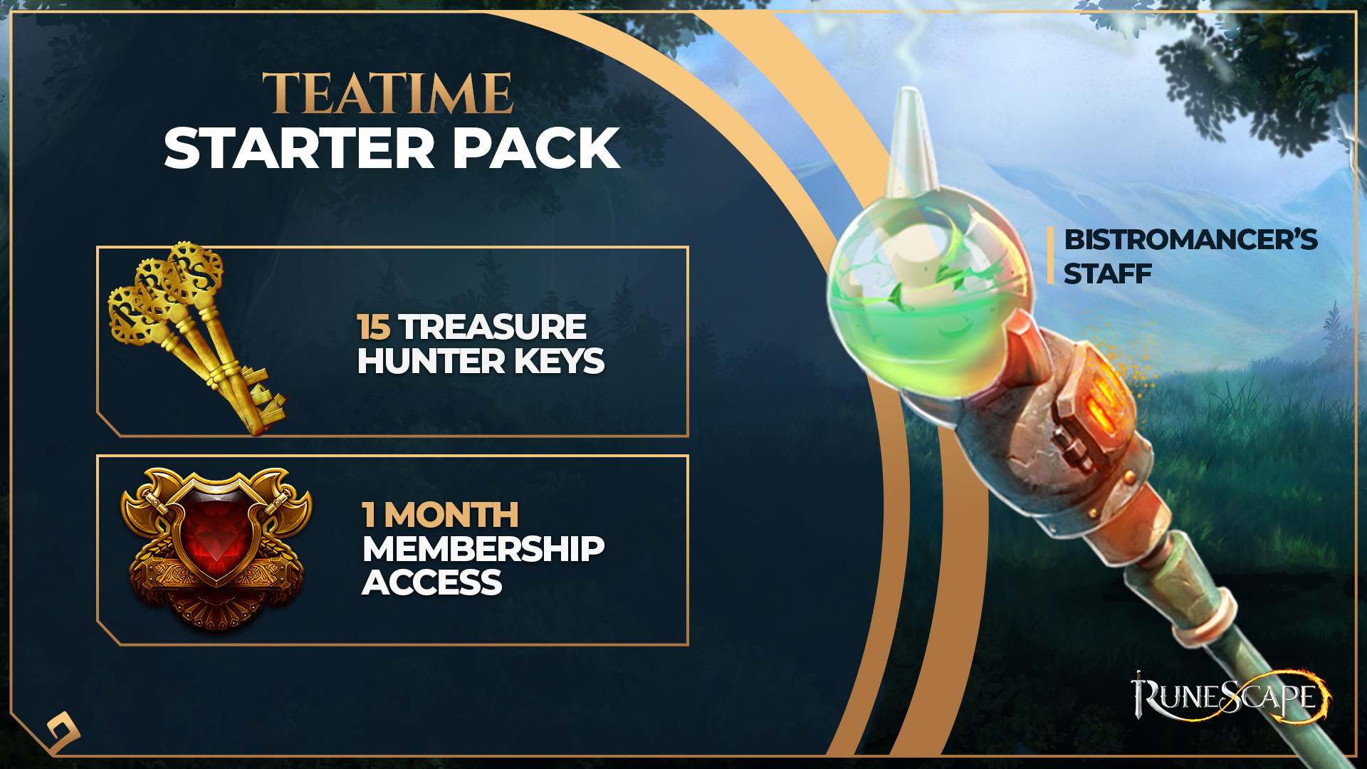 Ảnh chụp màn hình 1 của RuneScape - Teatime Starter Pack DLC PC Steam CD Key