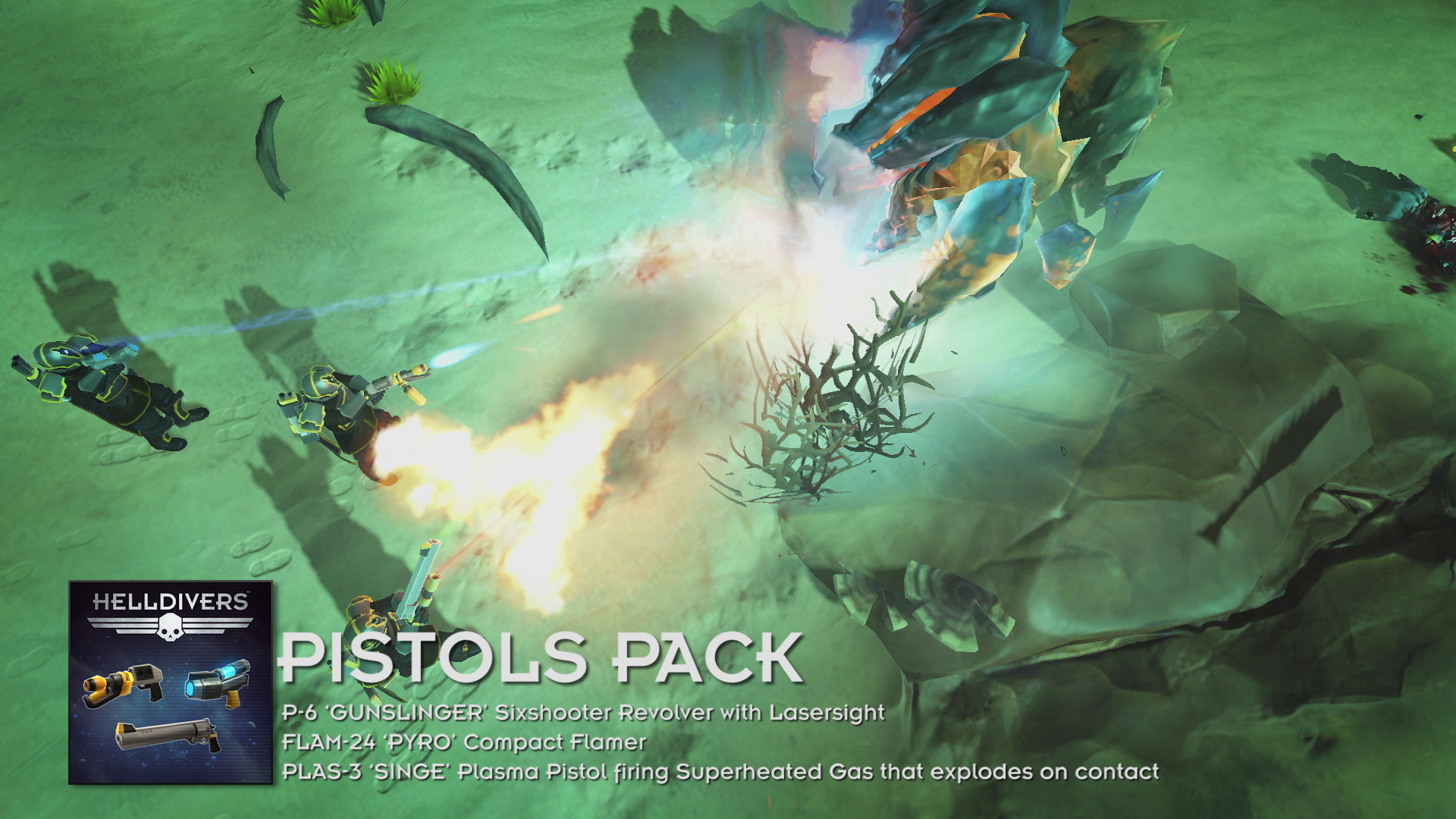 HELLDIVERS - Pistols Perk Pack DLC PC Steam CD Key — zrzut ekranu 2