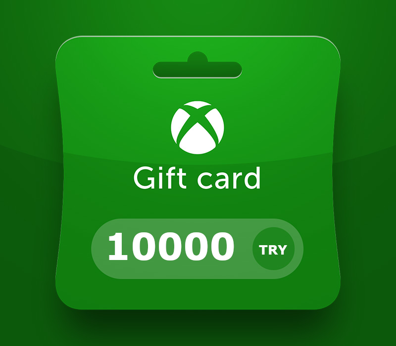 XBOX Live TRY 10000 Prepaid Card TR cover art