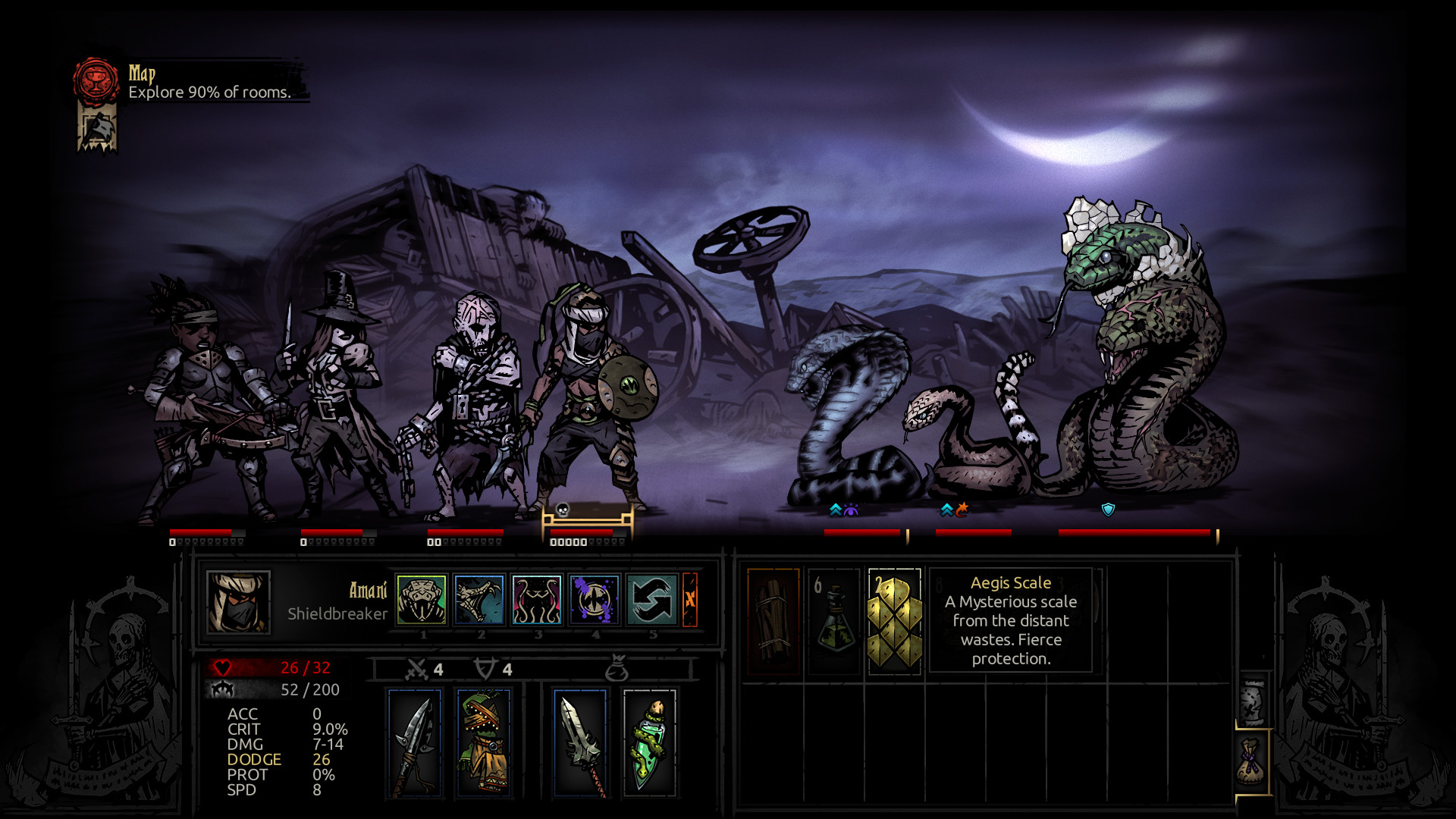 Darkest Dungeon - The Shieldbreaker DLC PC Steam CD Key screenshot 6