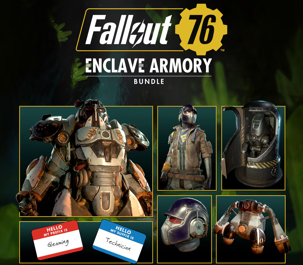 Fallout 76 - Enclave Armory Bundle DLC PC Steam CD Key cover art