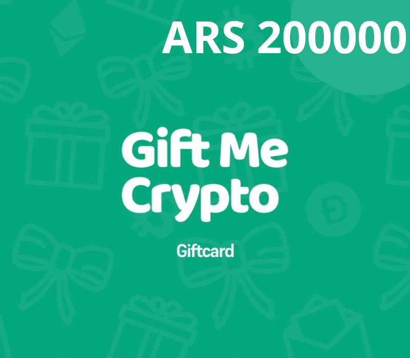 Capa de Gift Me Crypto ARS 200000 Gift Card