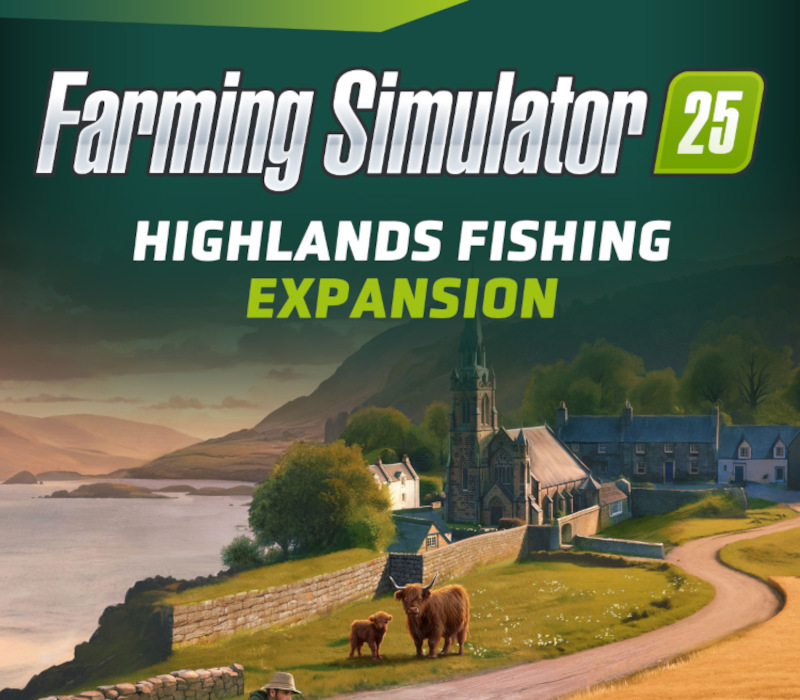 Farming Simulator 25 - Highlands Fishing Expansion DLC PC Steam CD Key cover art