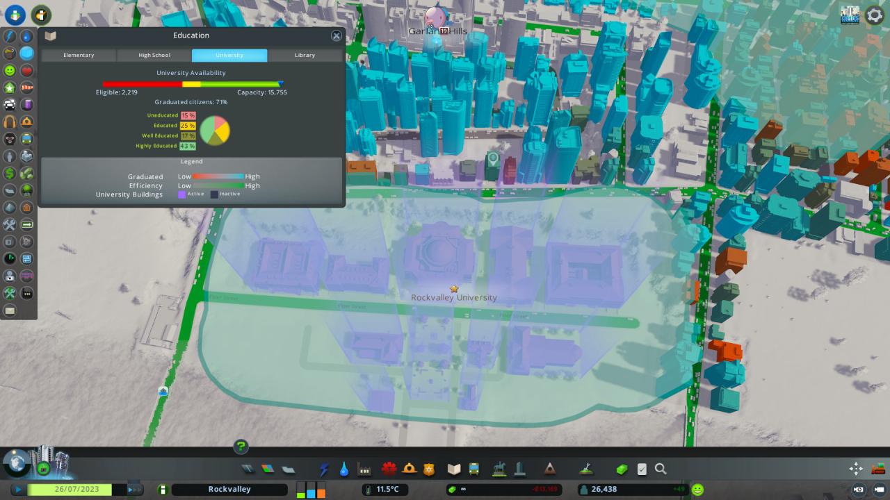 Captura de tela 5 de Cities: Skylines - Campus DLC Steam Altergift