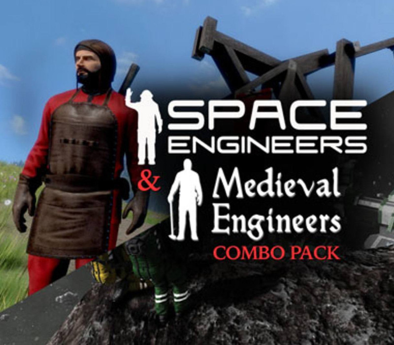 Medieval Engineers and Space Engineers Steam CD Key cover art