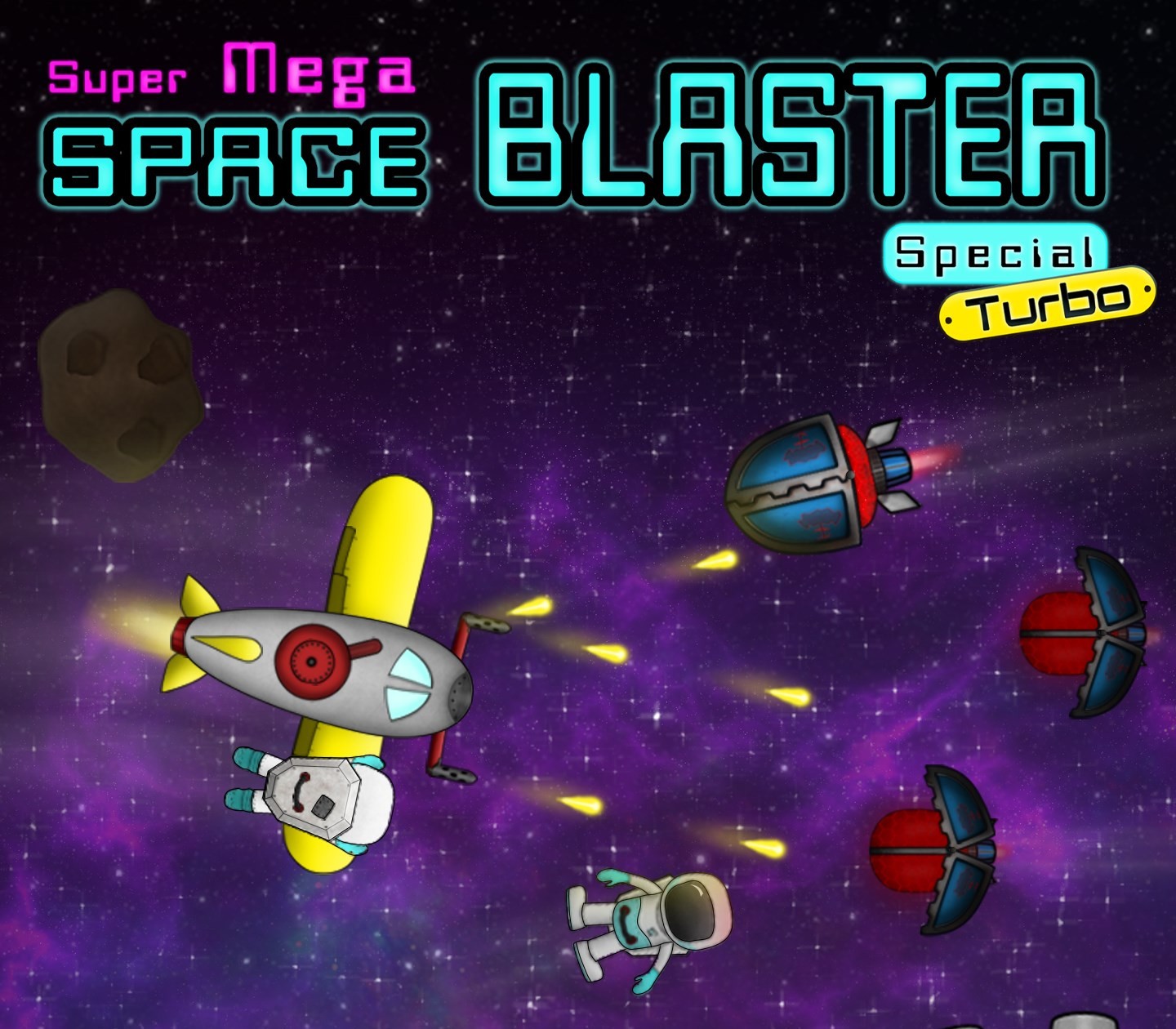 Super Mega Space Blaster Special Turbo PC Steam CD Key 커버 아트