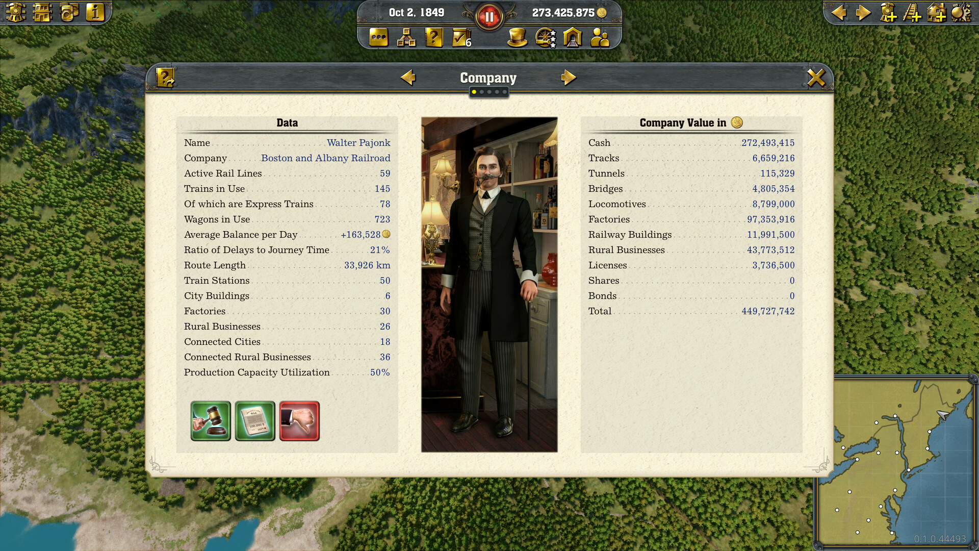 Railway Empire 2 - Deluxe Edition Upgrade DLC EU PS4 CD Key screenshot 2