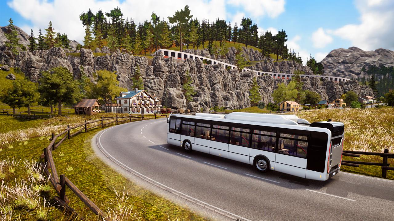 Bus Simulator 18 - Official map extension DLC PC Steam CD Key screenshot 2