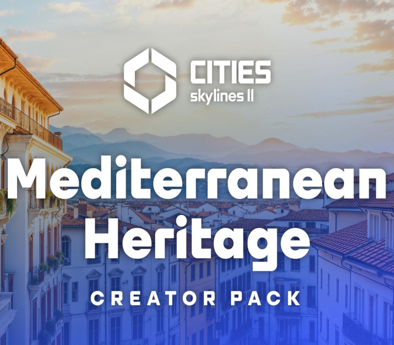 Cities: Skylines II - Creator Pack: Mediterranean Heritage DLC PC Steam CD Key cover art