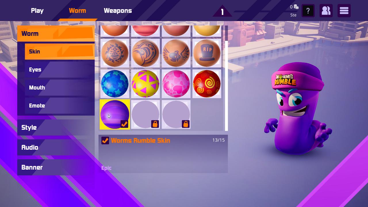 Worms Rumble - New Challenger Pack DLC PC Steam CD Key screenshot 1