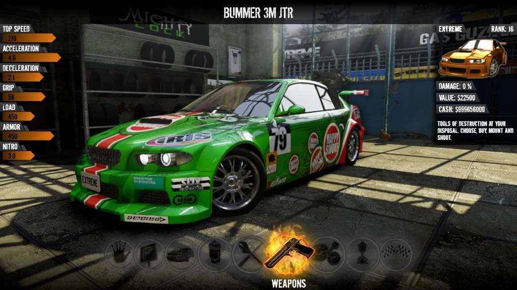 Gas Guzzlers Extreme Steam Gift — zrzut ekranu 1