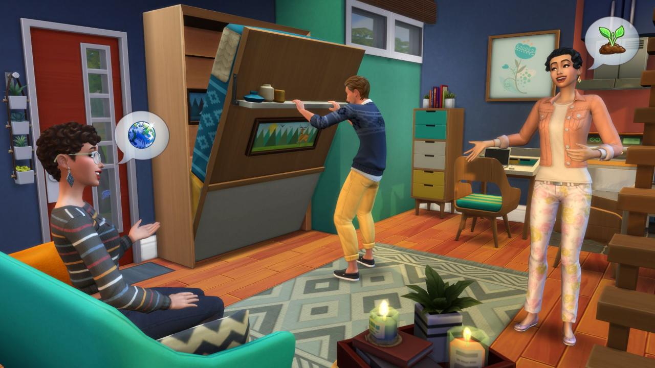 Captura de tela 5 de The Sims 4 - City Living + Parenthood + Tiny Living DLC Bundle PC EA App CD Key