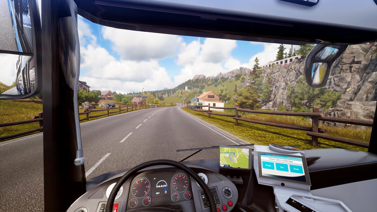 Bus Simulator 18 - Official map extension DLC PC Steam CD Key screenshot 4