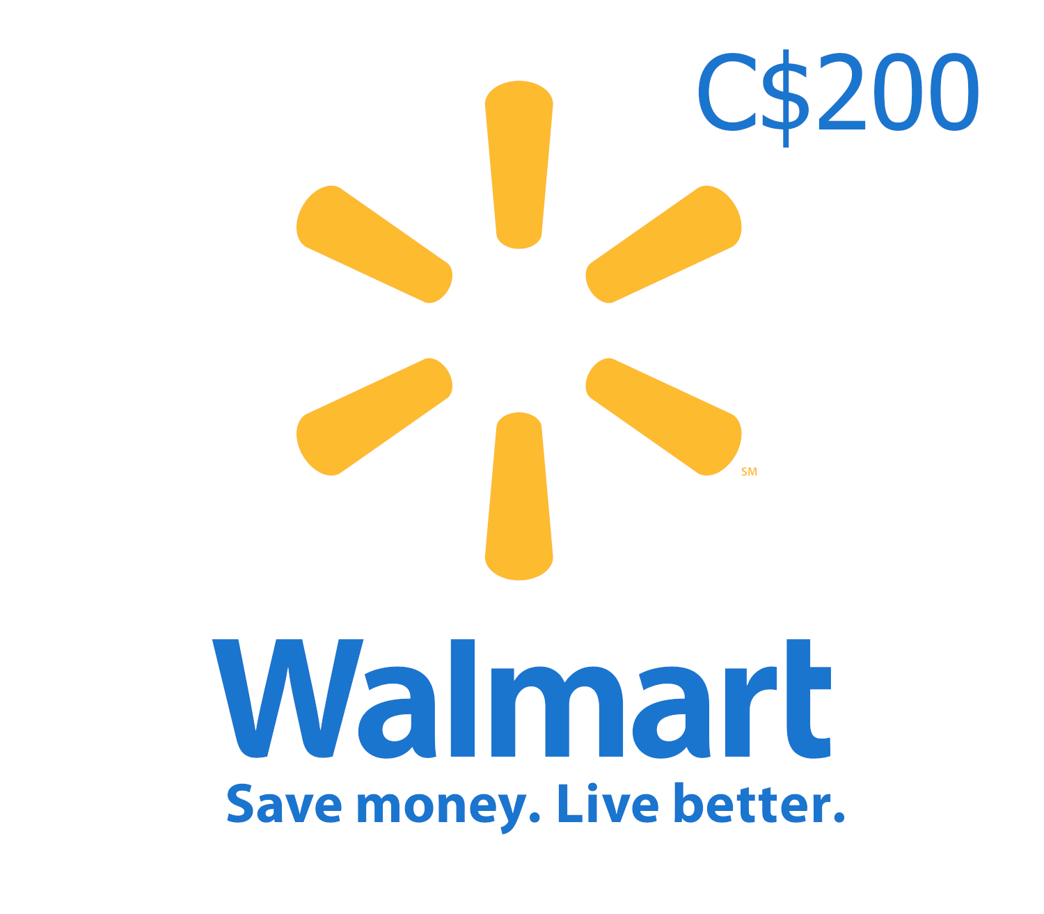 Walmart C$200 Gift Card CA cover art
