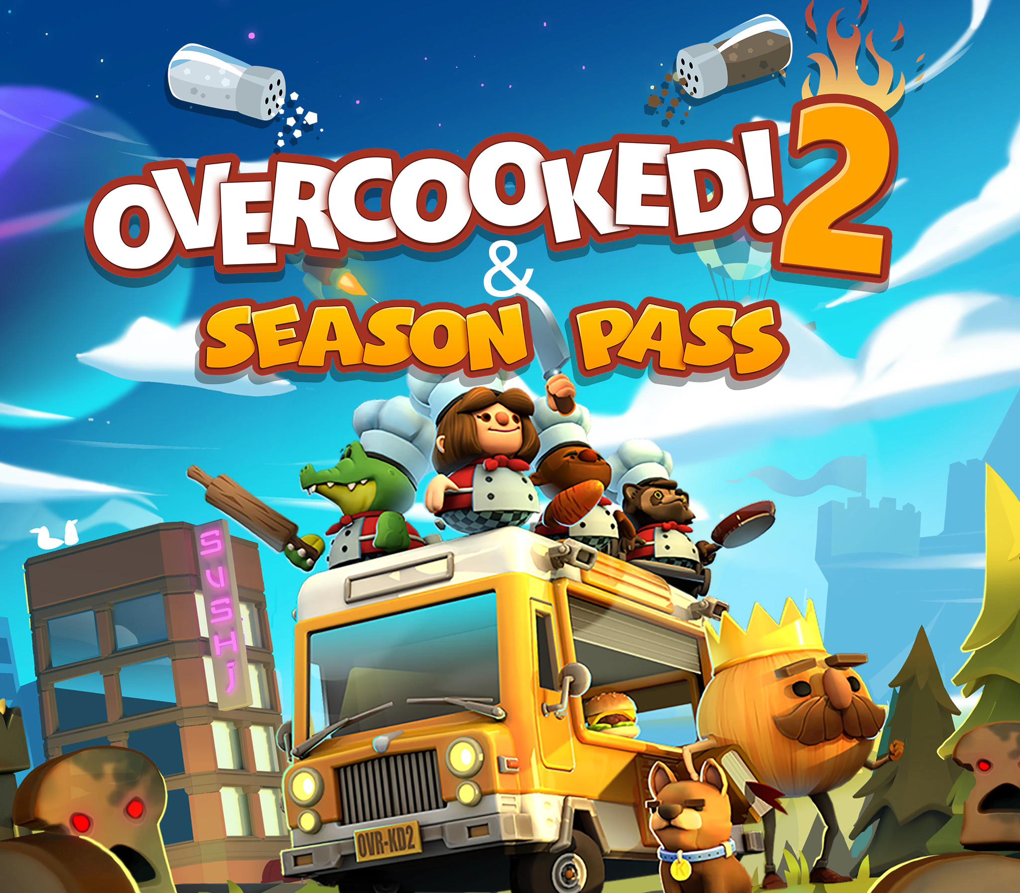Copertina di Overcooked! 2 + Season Pass EU Steam CD Key