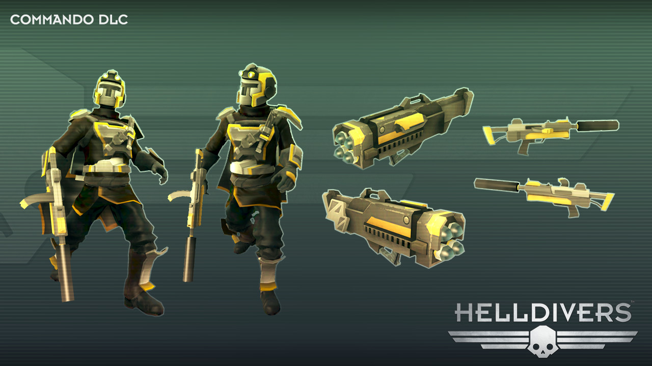 Captura de pantalla 1 de HELLDIVERS - Commando Pack DLC PC Steam CD Key