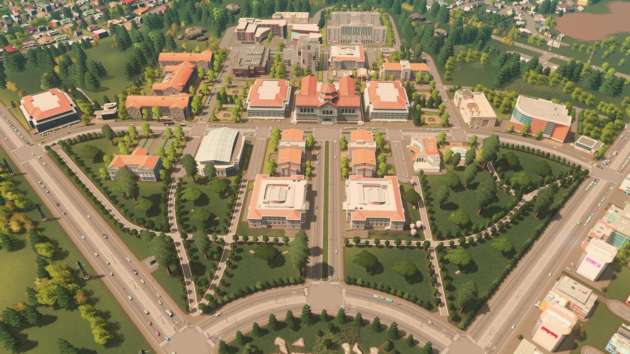 Cities: Skylines - Campus Plus Edition DLC Bundle Steam CD Key screenshot 5