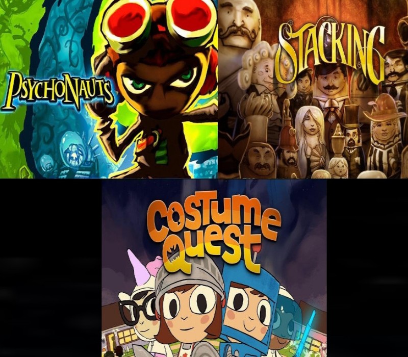 Cover von Psychonauts, Stacking, and Costume Quest Bundle PC Steam CD Key