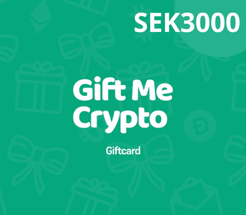 Gift Me Crypto 3000 SEK Gift Card cover art