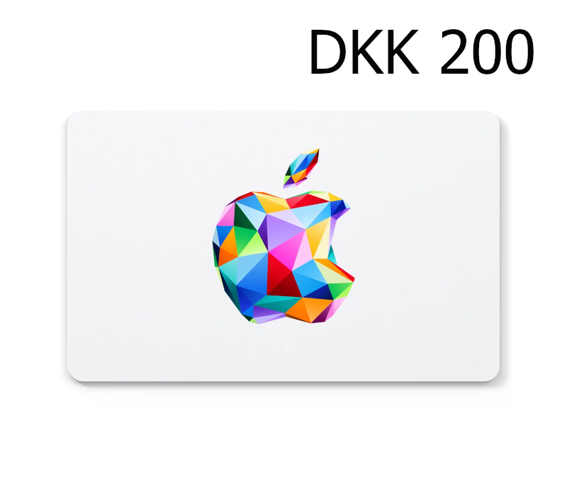 Apple 200 DKK Gift Card DK cover art