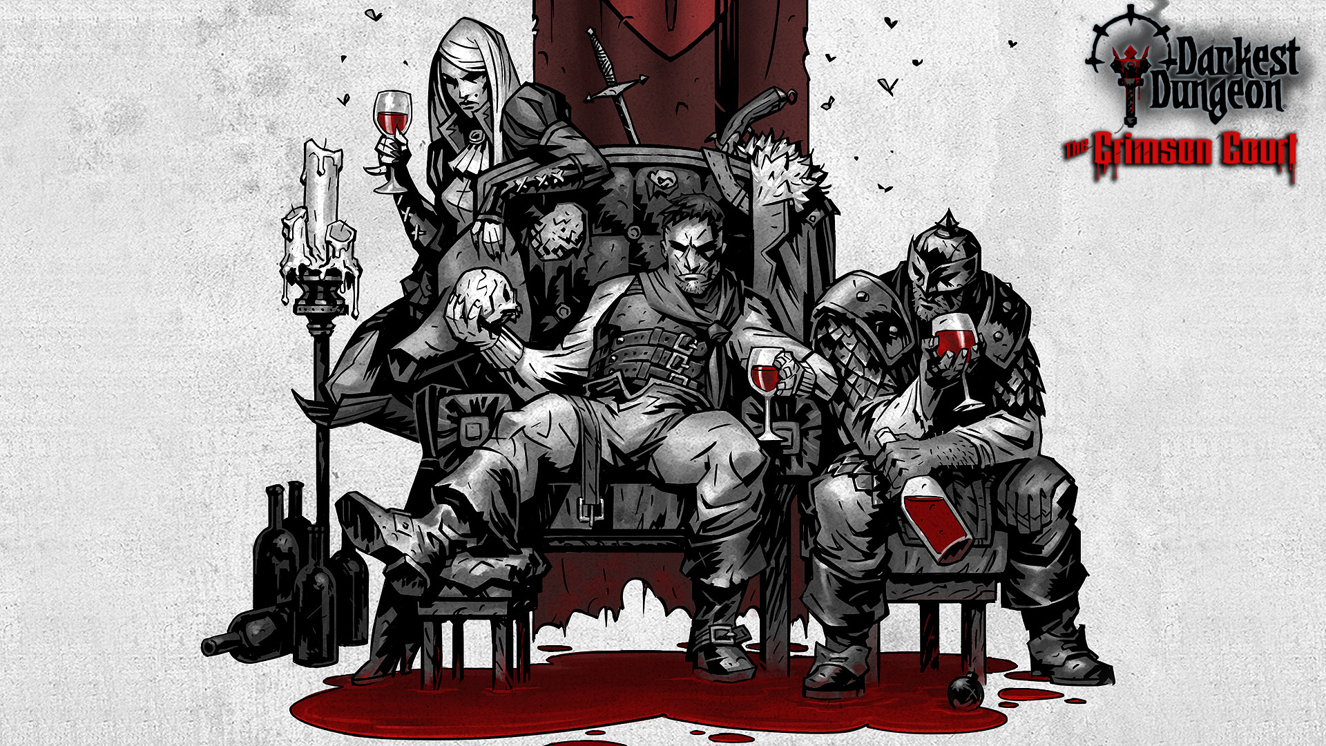 Darkest Dungeon - The Crimson Court DLC PC Steam CD Key screenshot 5