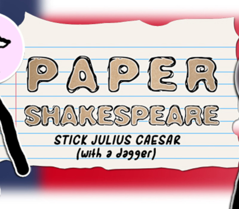 Paper Shakespeare: Stick Julius Caesar (with a dagger) Steam CD Key cover art