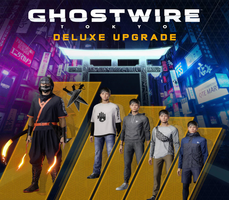 GhostWire: Tokyo - Deluxe Upgrade Xbox Series X|S / Windows 10 CD Key cover art