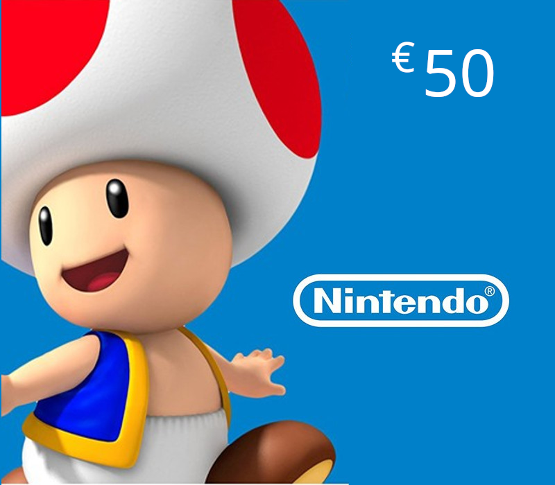 Nintendo eShop Prepaid Card EUR 50 Key BE cover art